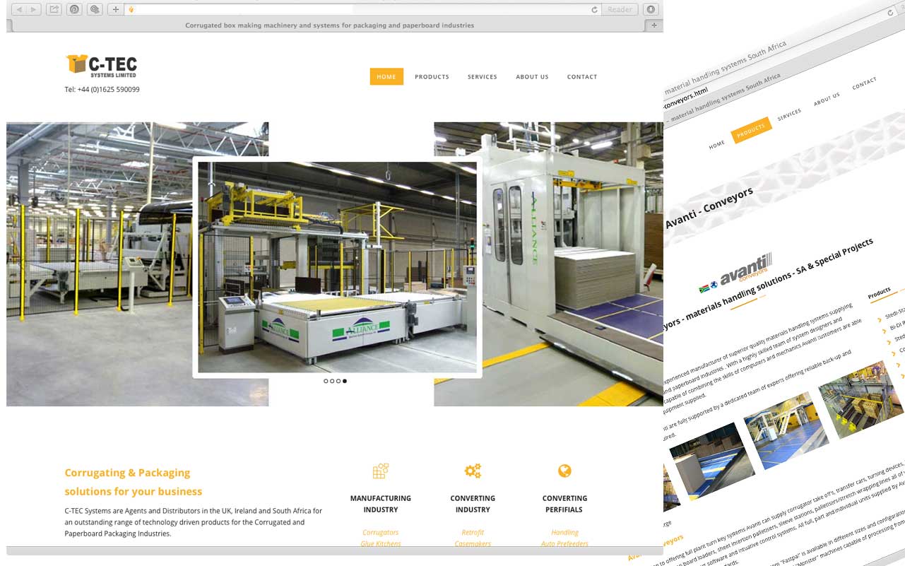 manufacturing brochure website c tec systems by aka media bolton 